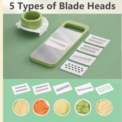 SM 5-in-1 Stainless Steel Vegetable Slicer