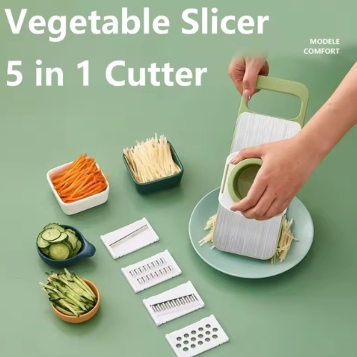 SM 5-in-1 Stainless Steel Vegetable Slicer