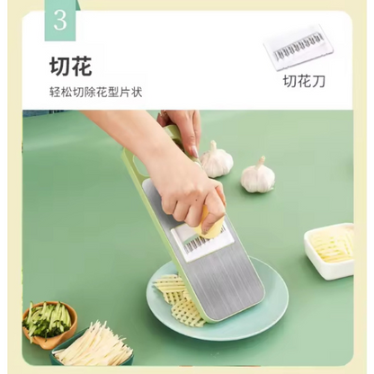 SM 5-in-1 Stainless Steel Vegetable Slicer