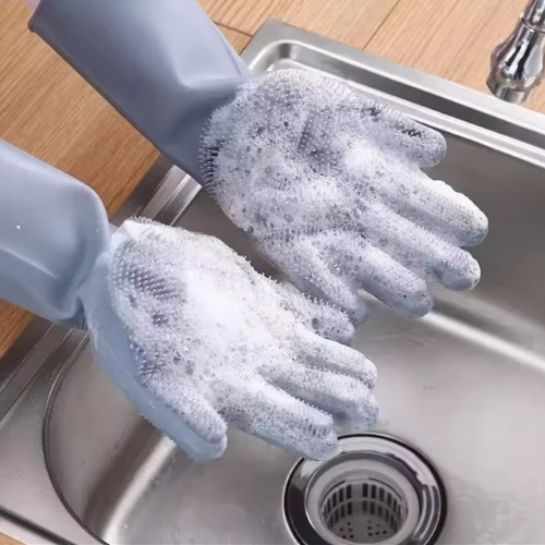 SM Multifunction Silicone kitchen cleaning gloves