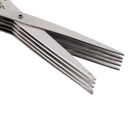 5-Layer Stainless Steel Multi-Functional Kitchen Scissors