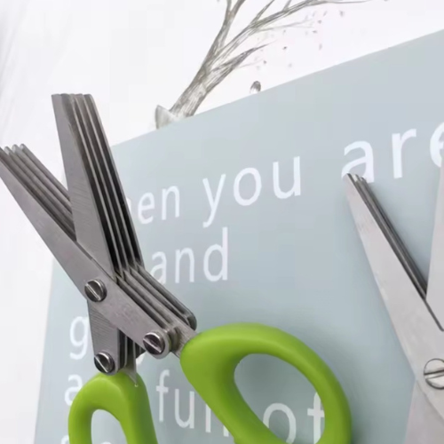 5-Layer Stainless Steel Multi-Functional Kitchen Scissors